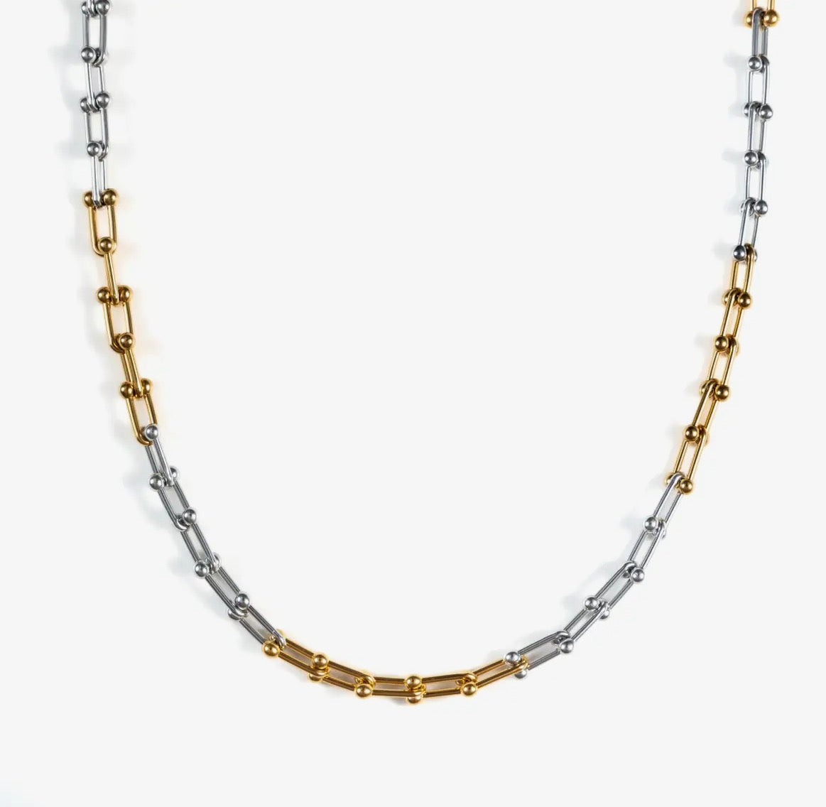 Two Tone Chain Necklace
