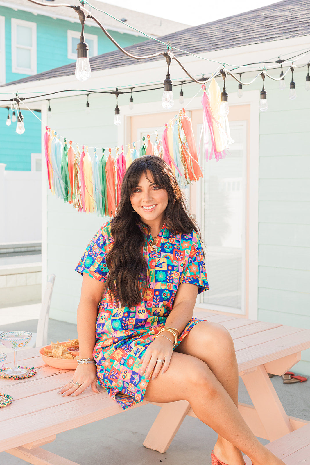 Lindsey Layerz Dress - skull