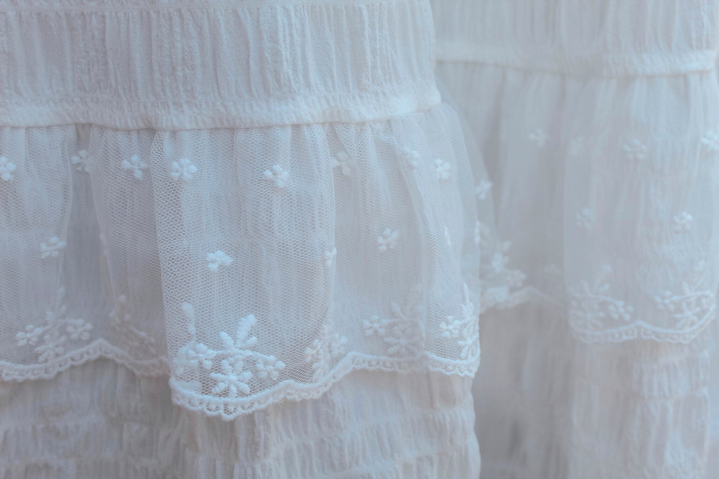 Tiered Lace Skirt