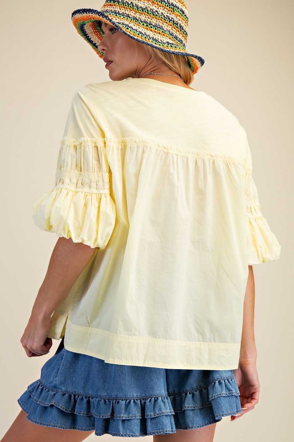 Lemon Cotton Top