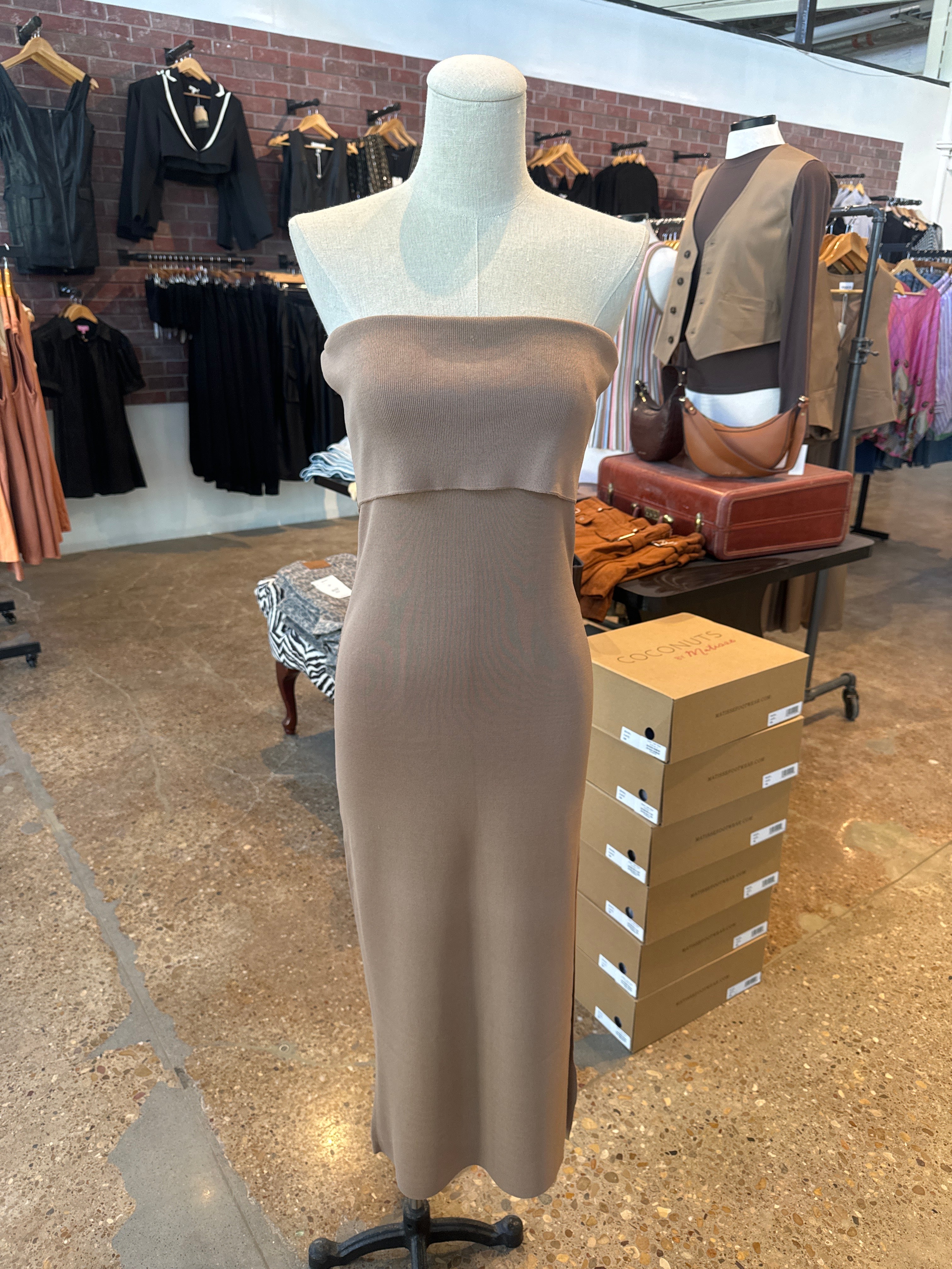 Taupe Dress