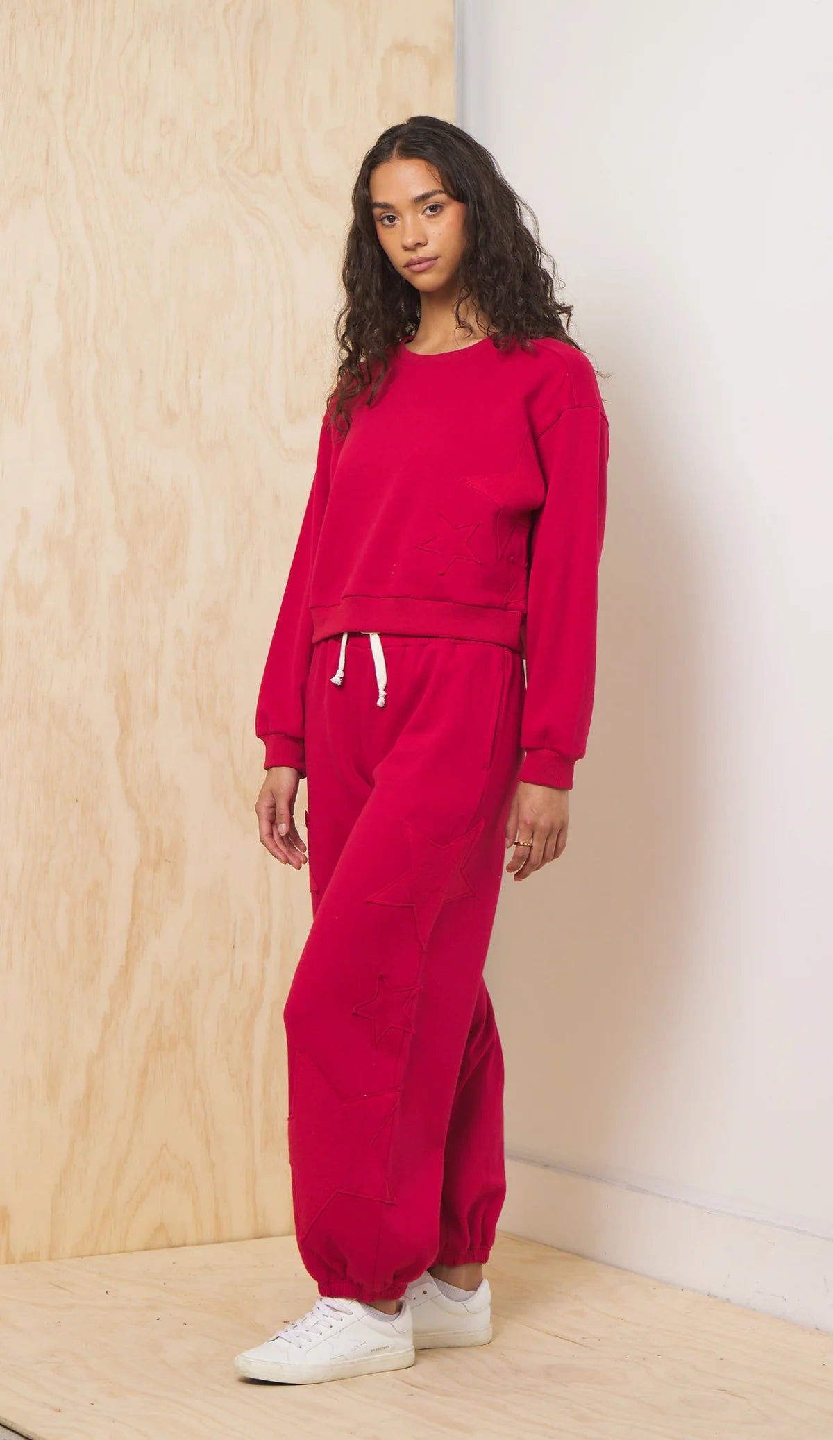 Scarlet Star Fleece Crew Neck