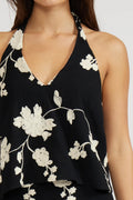 Fia Black Halter Top