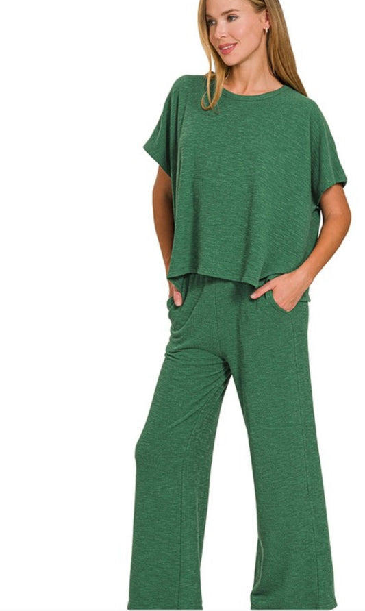 Cotton Slub Pants