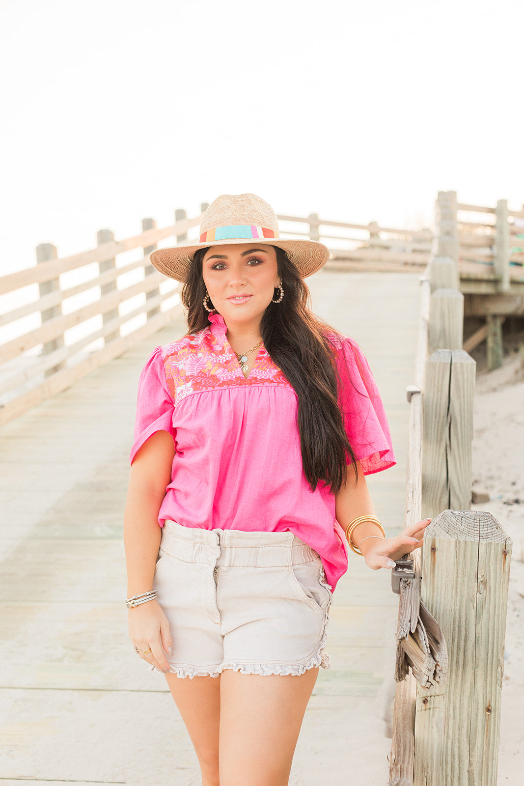 Reece Layerz Top - Pink