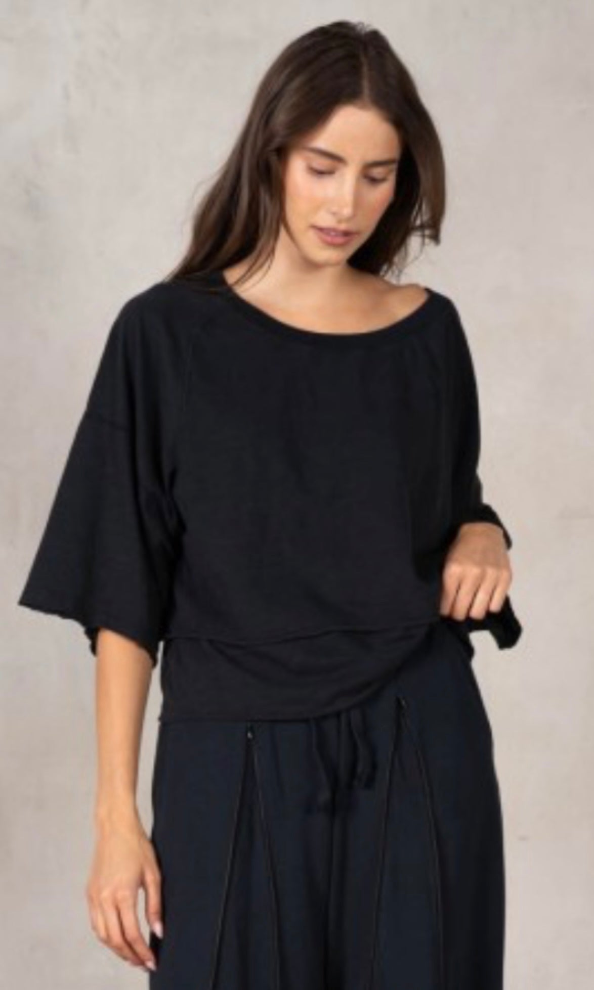 Double Layered Jersey Top