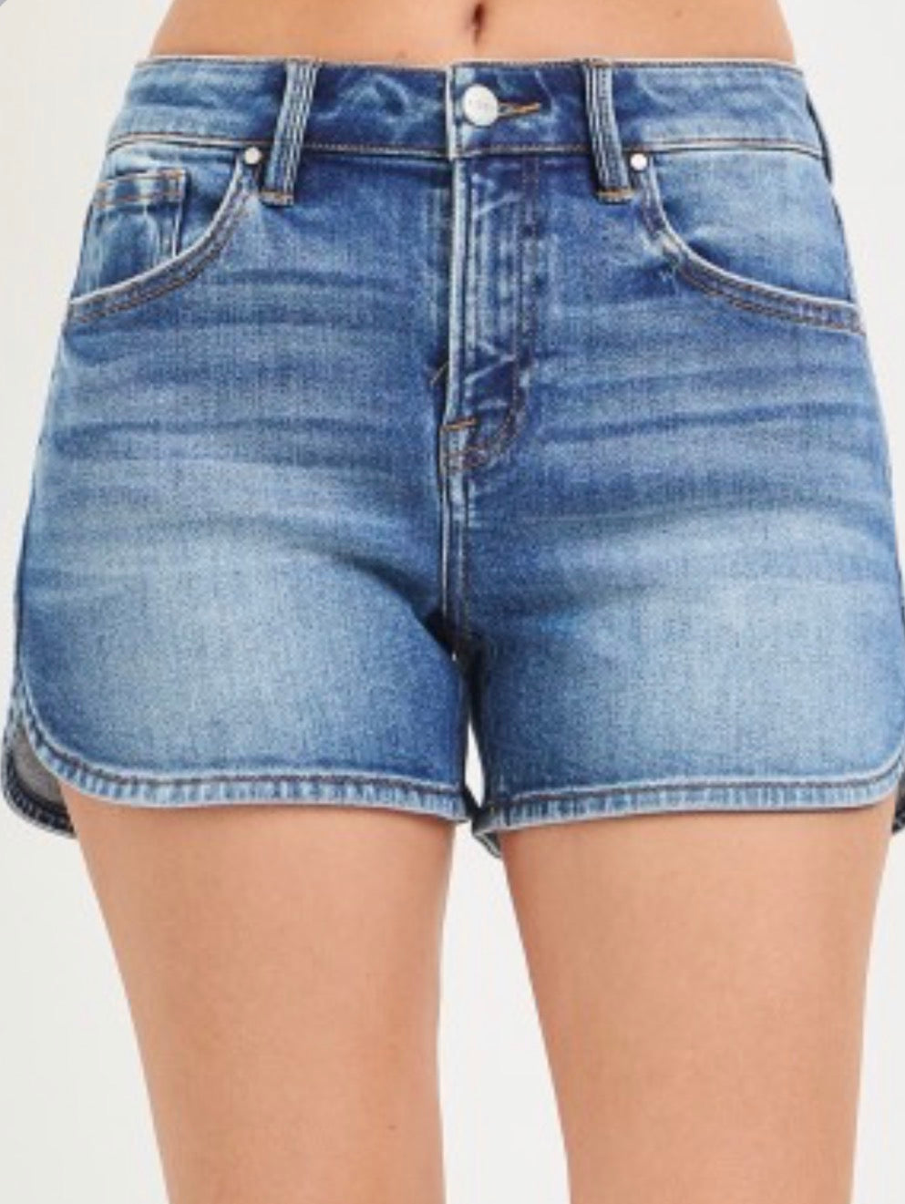 Round Hem Shorts