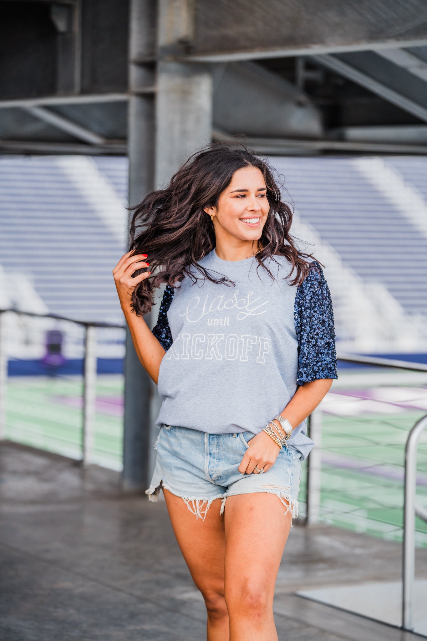 Classy Until Kickoff Layerz Tee