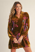 Golden Olive Dress