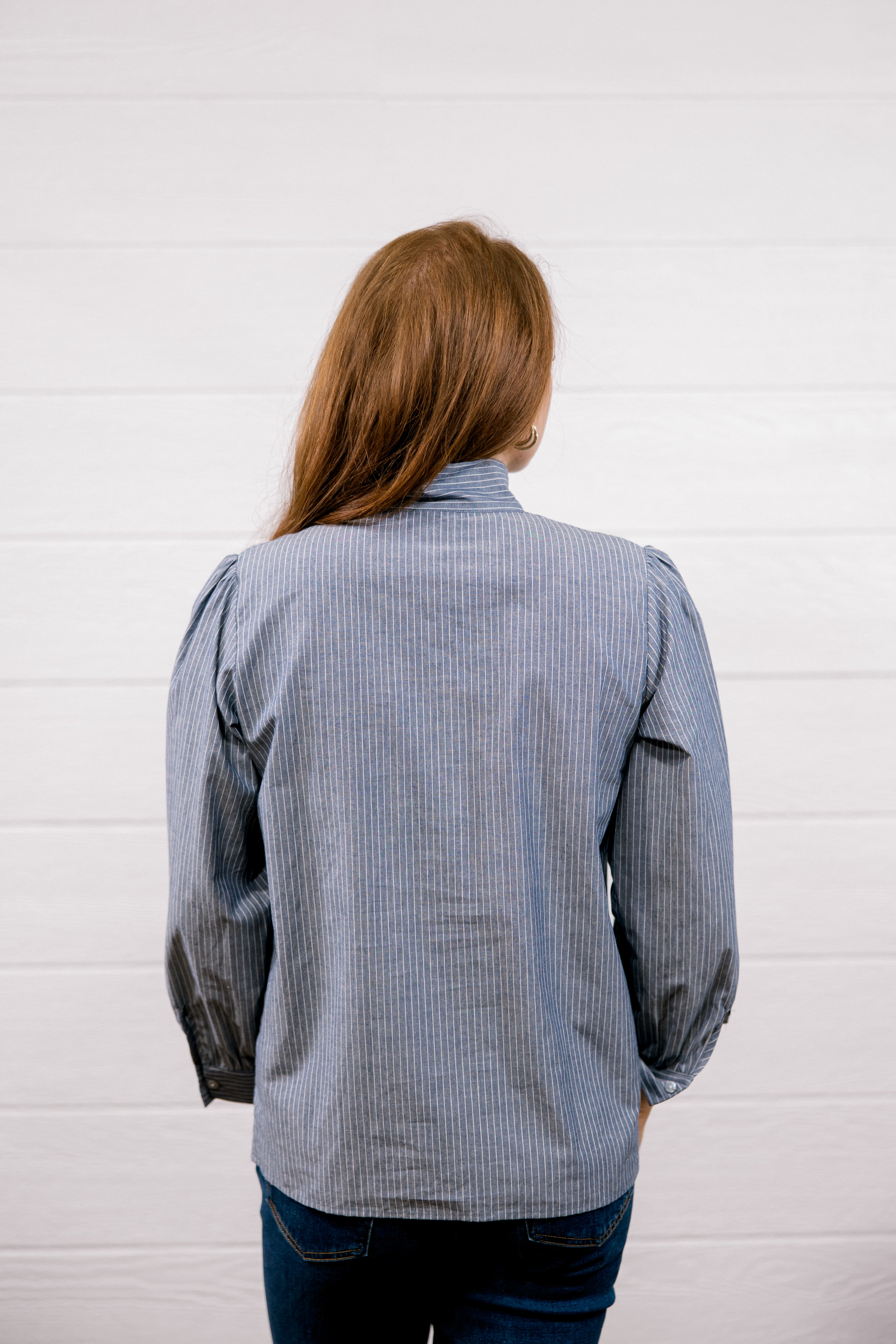 Sadie Denim Stripe Top