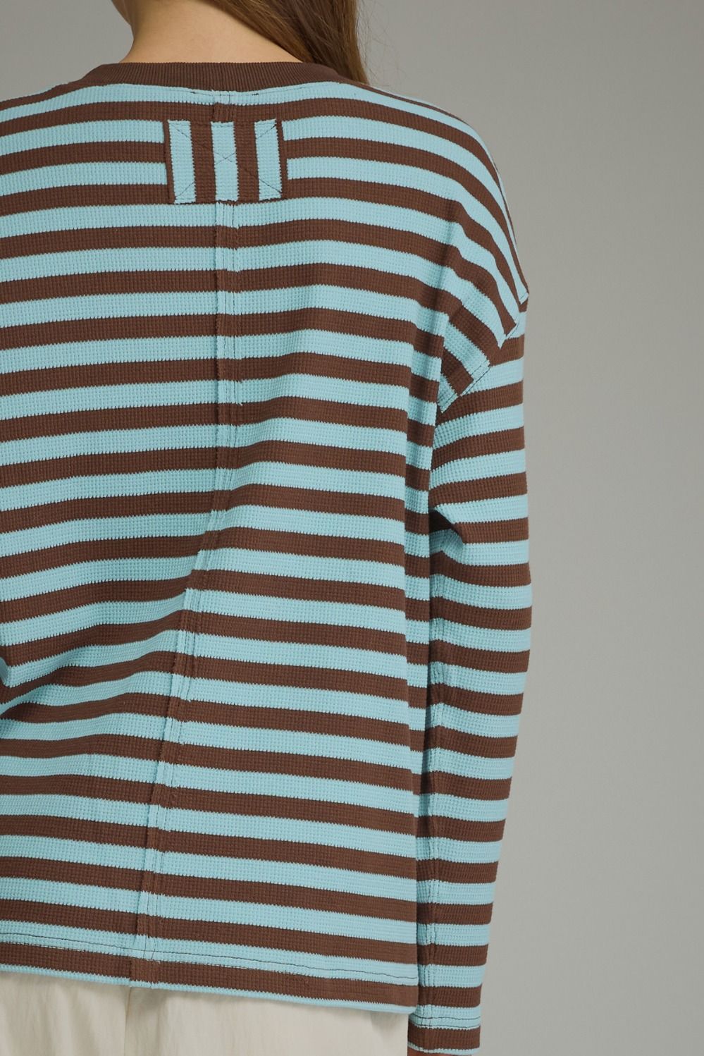 Striped Waffle Top