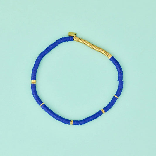 Surfrider Gold Stretch Anklet