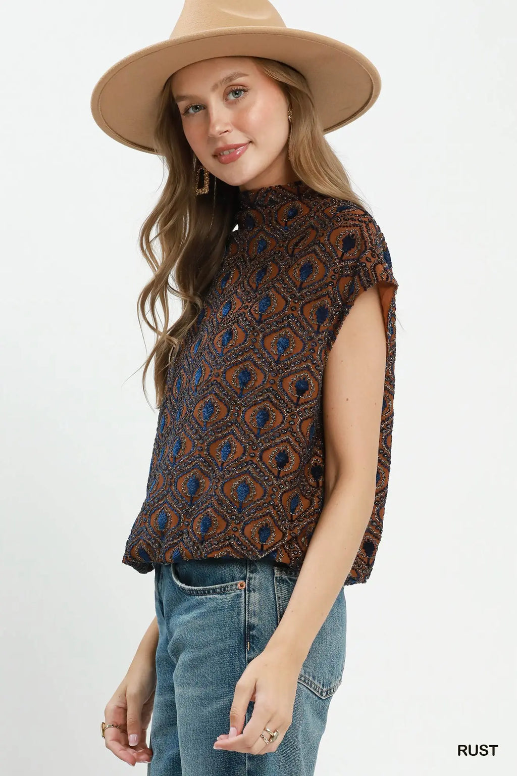 Velvet Cap Sleeve Top