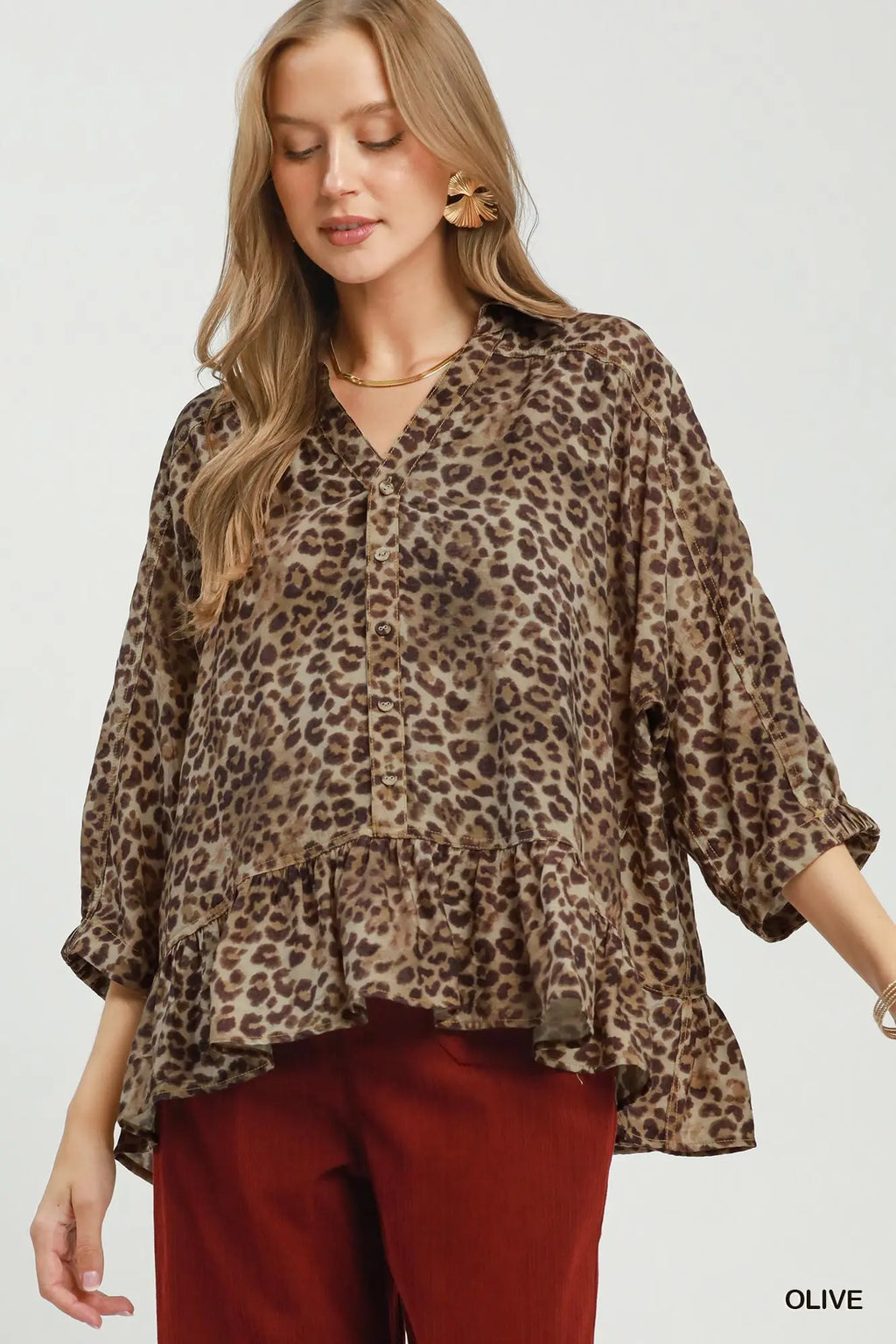 Leo Peplum Top