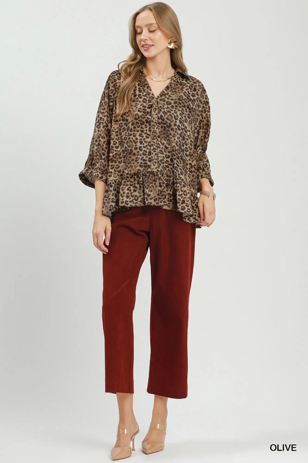 Leo Peplum Top