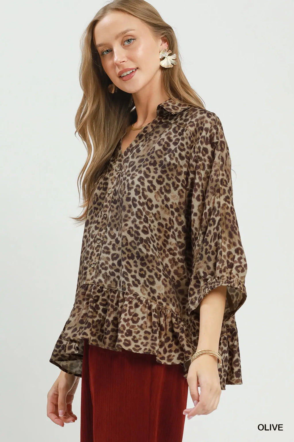 Leo Peplum Top