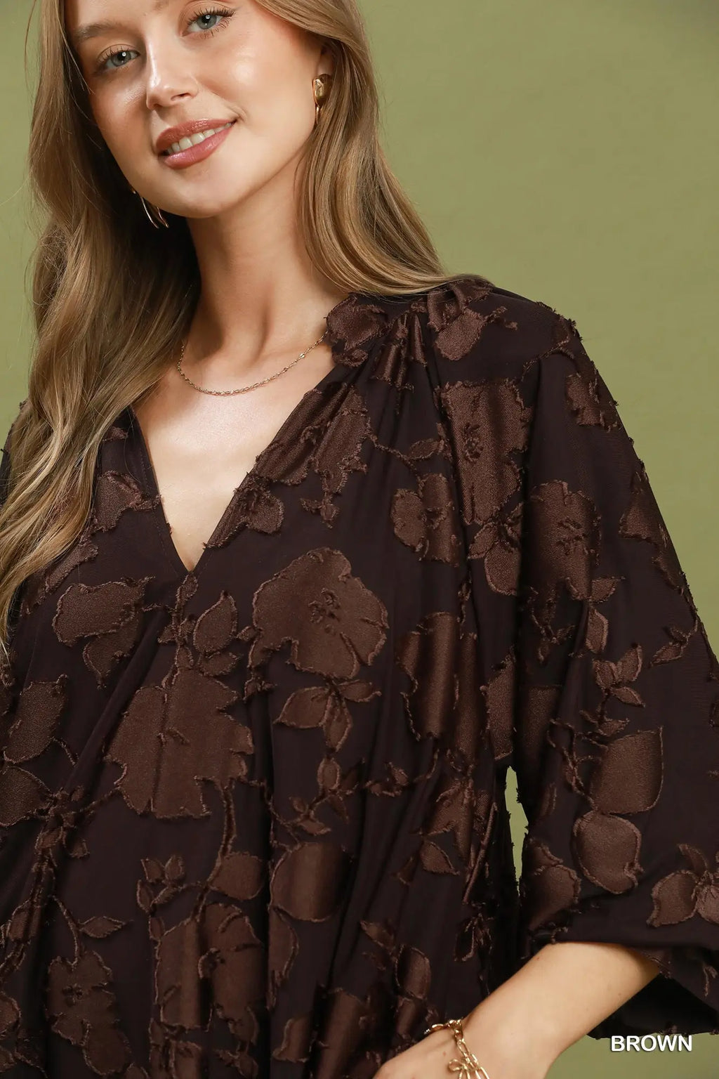 Velvet Floral Mini Dress