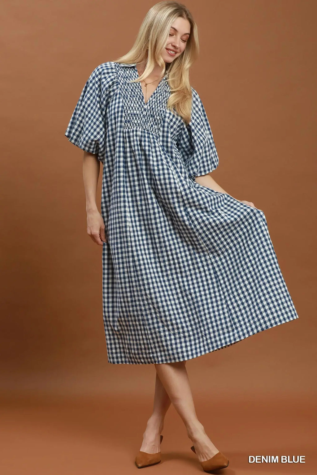 Plaid Midi Dress