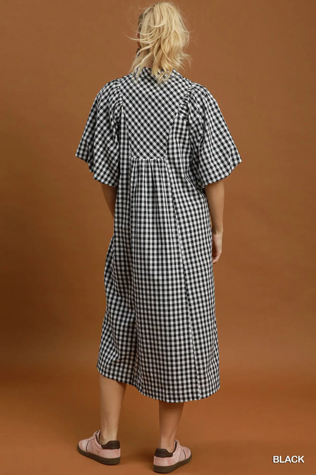 Plaid Midi Dress