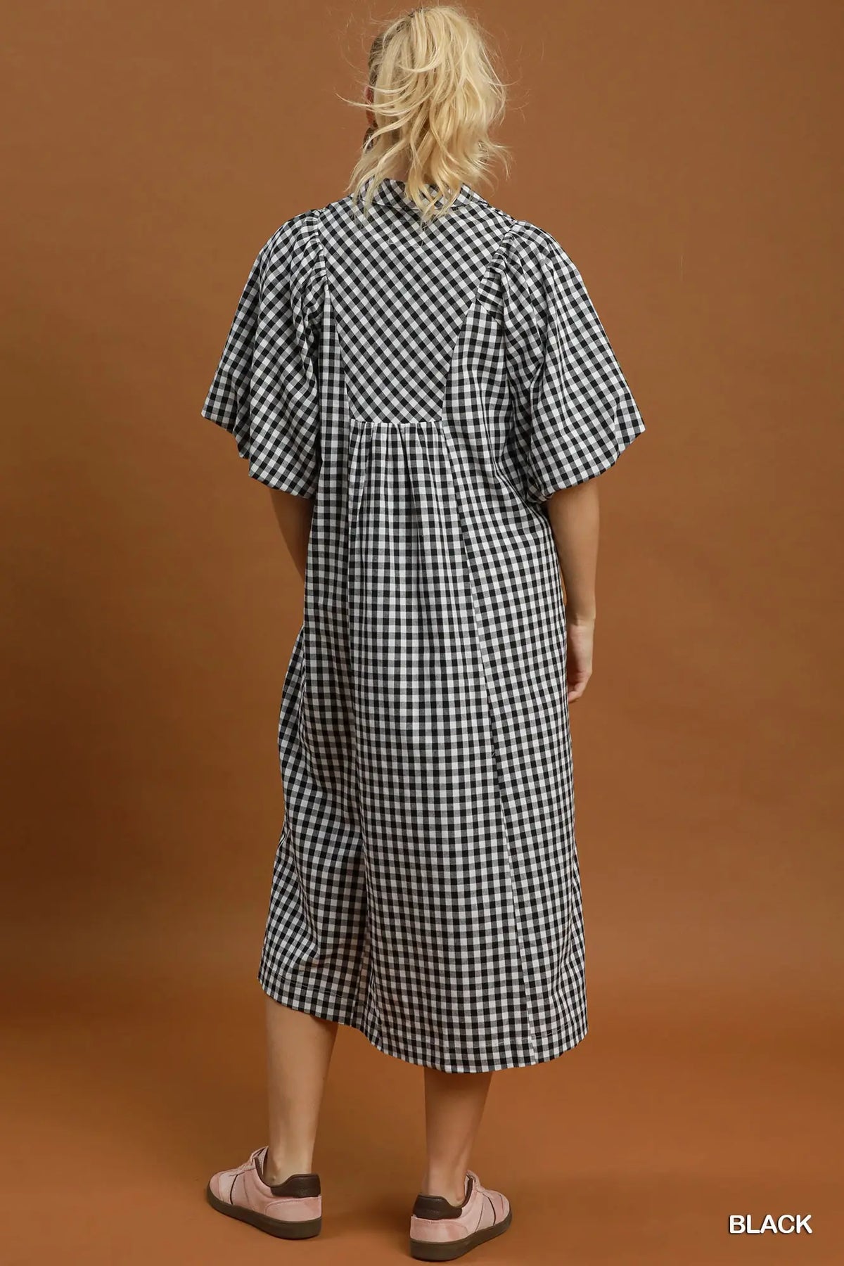 Plaid Midi Dress