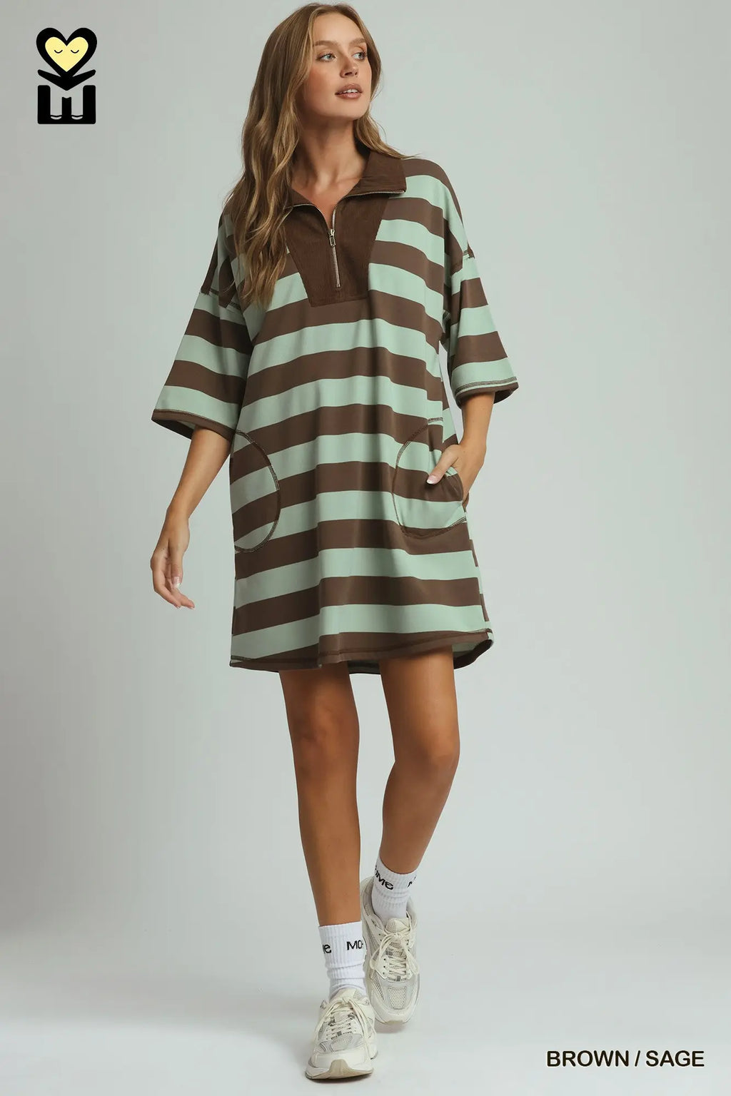 Harbor Lane Stripe Knit Dress