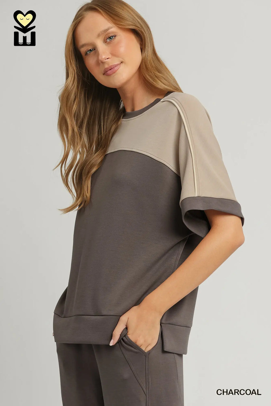 Spaceknit Charcoal Top