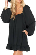 Briar Black Mini Dress
