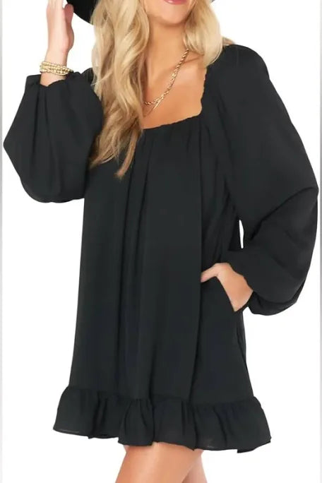 Briar Black Mini Dress