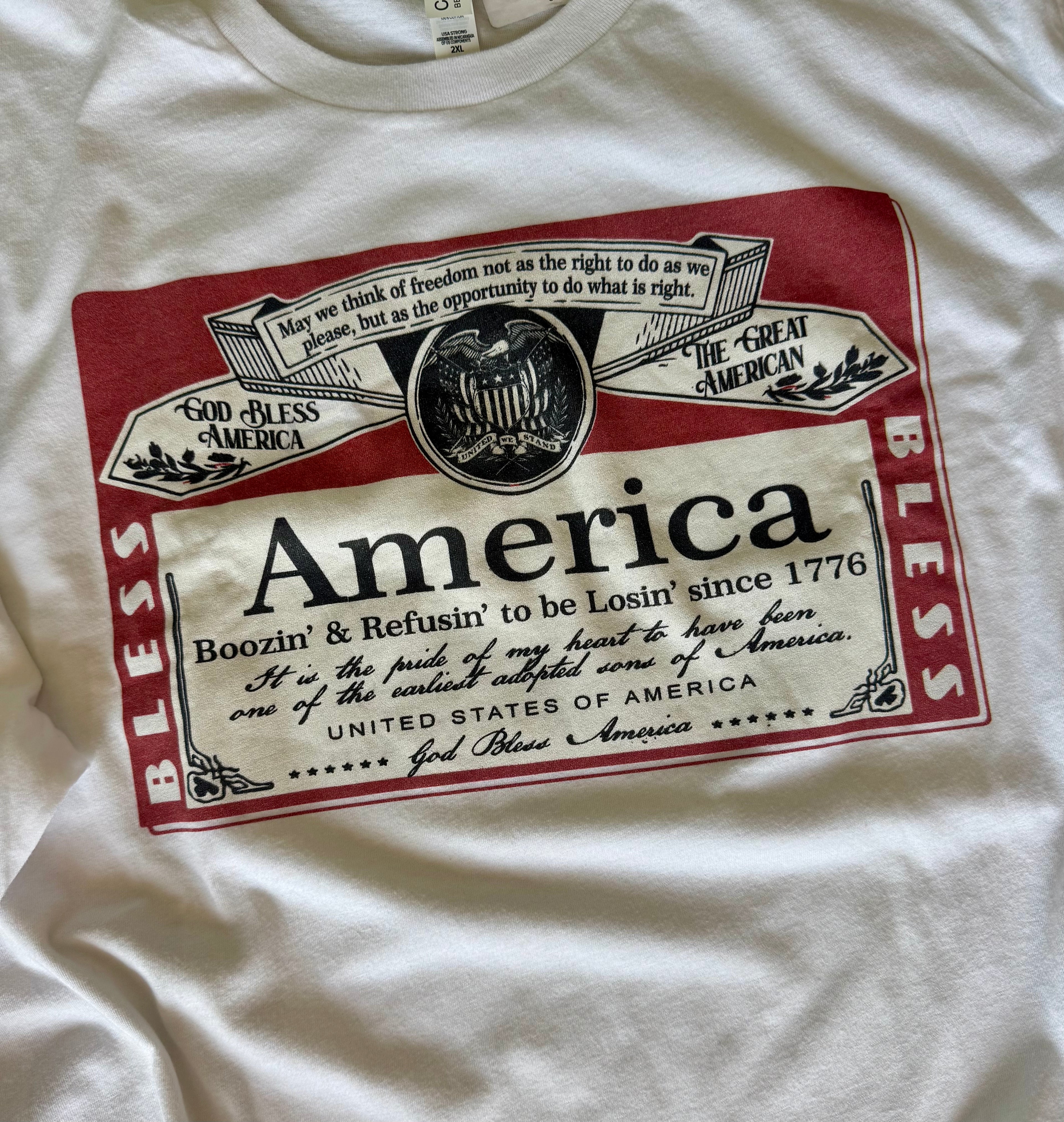 Boozin & Refusin Tee