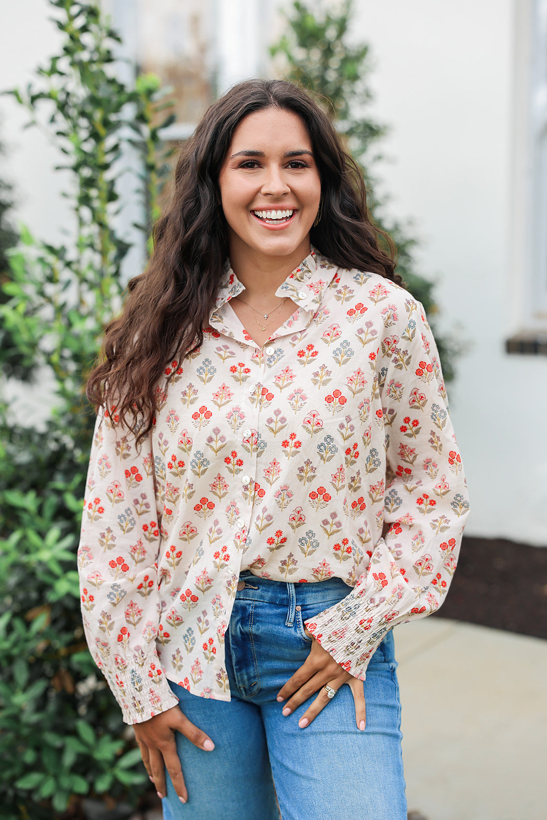 Renee Layerz Top - Red/Blue