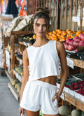 Sanders Linen Tank