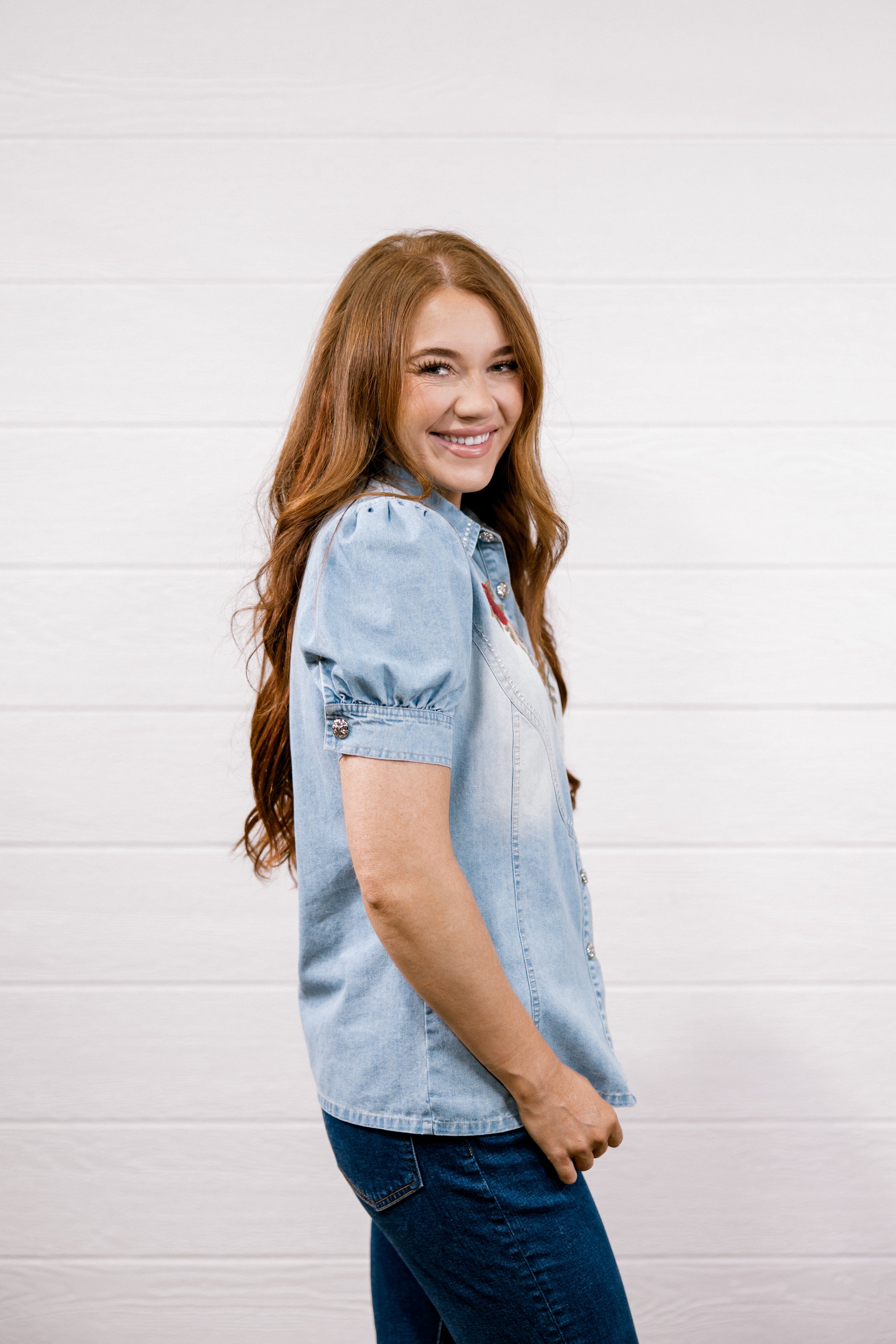 Sutton Denim Top