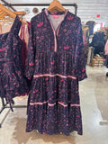 Floral Symphony Roxanne Long Sleeve Dress