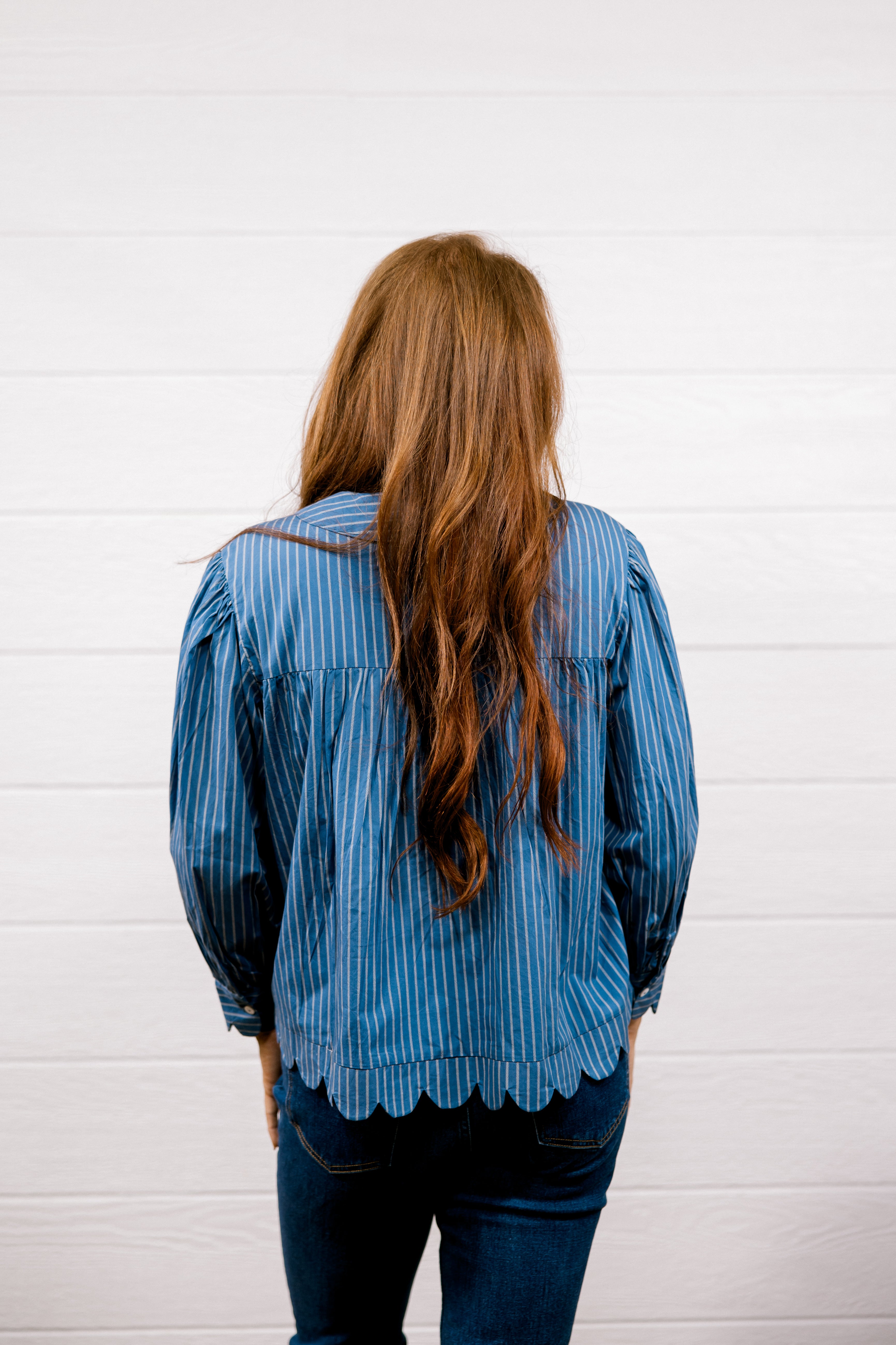 Lane Blue Top