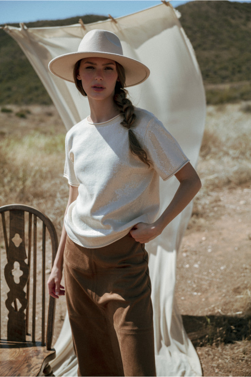 Sequin Cream Sweater