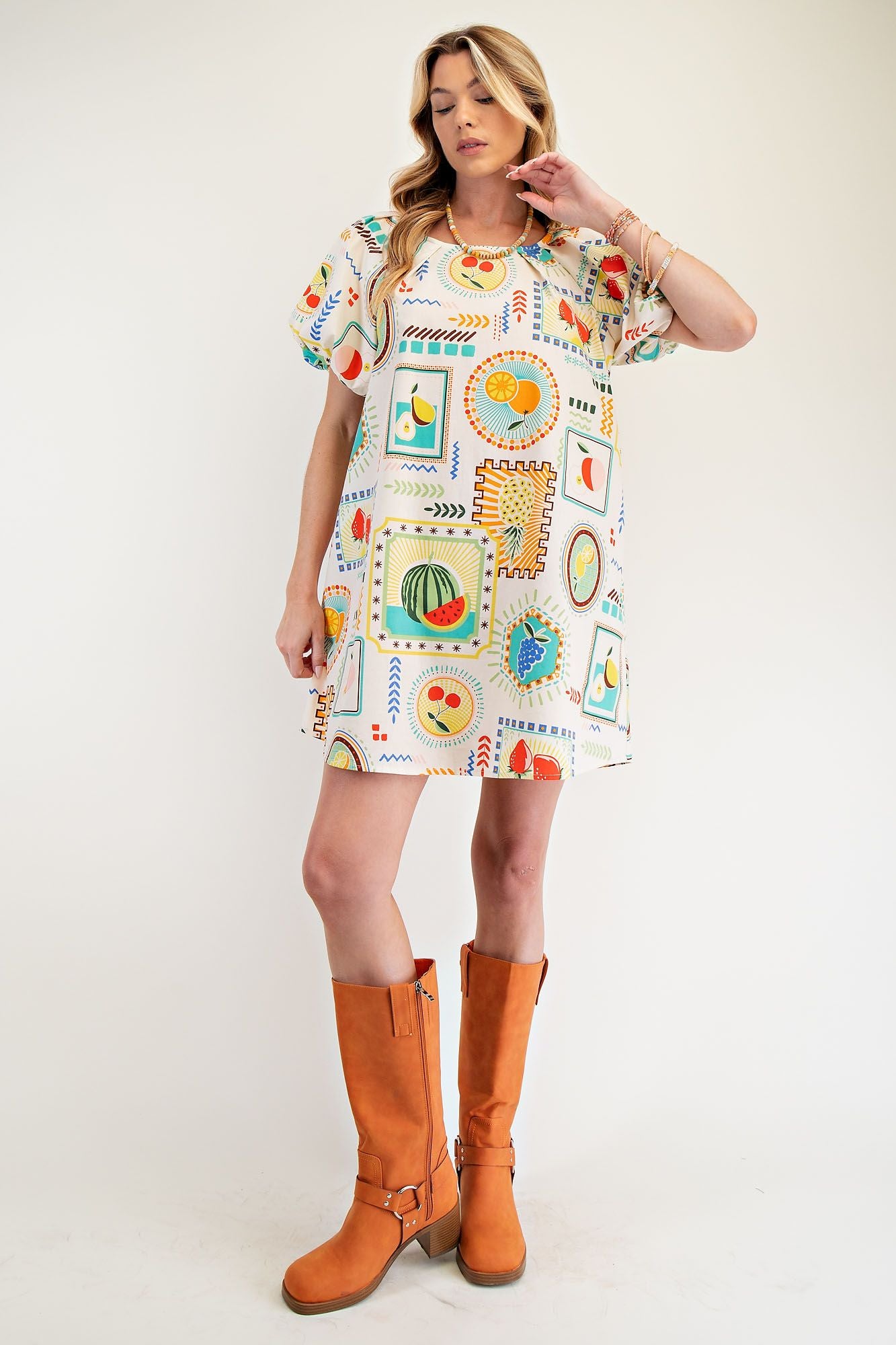Fruit Pattern Dress