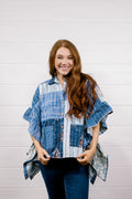 Florence Denim Poncho