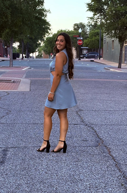 Collared Mini Dress