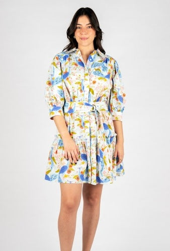 Spring Garden Peacock Dress