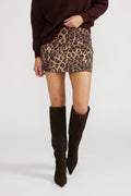 Sicily Mini Skirt - Leopard