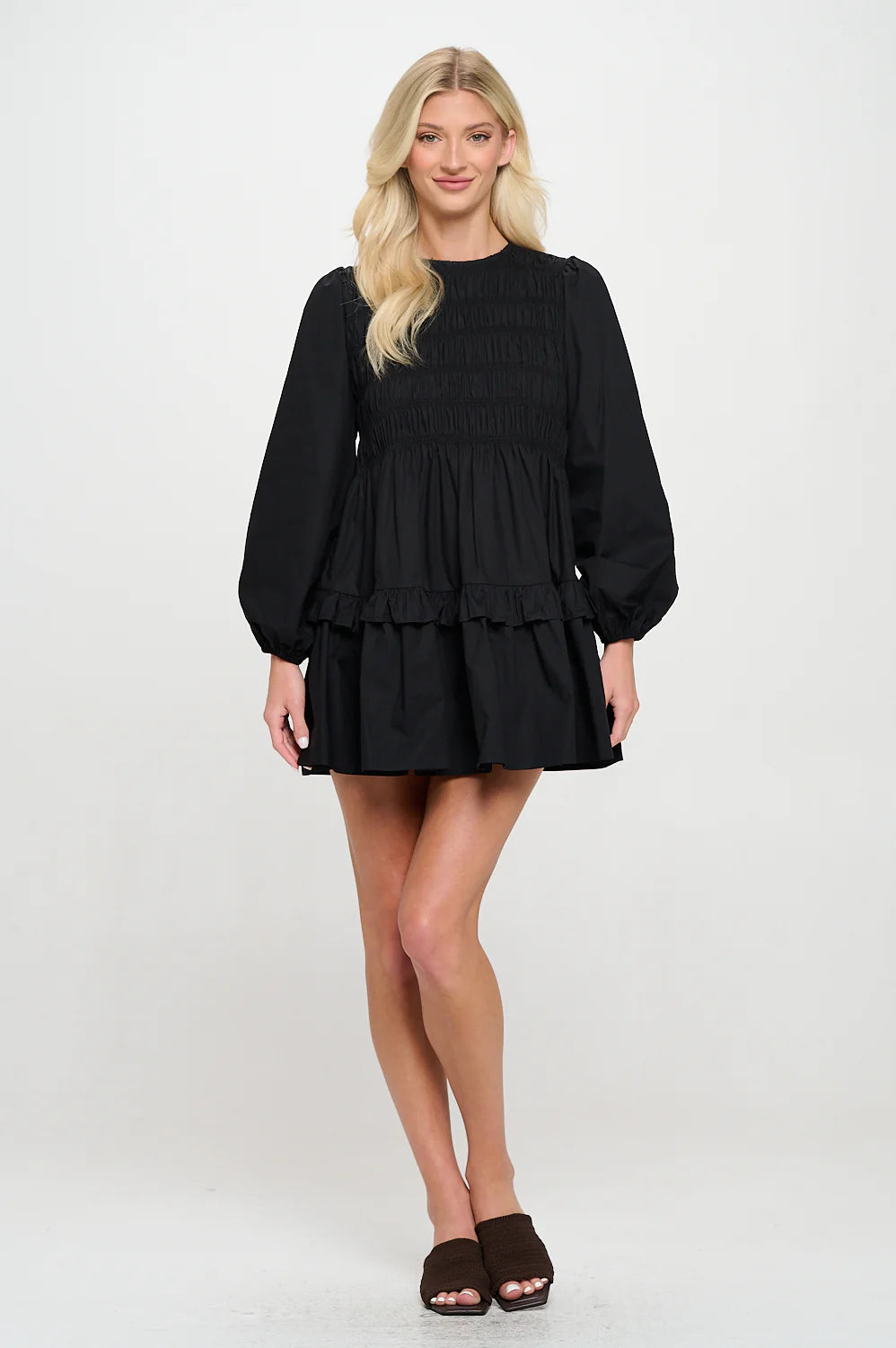 Poplin Smock Dress
