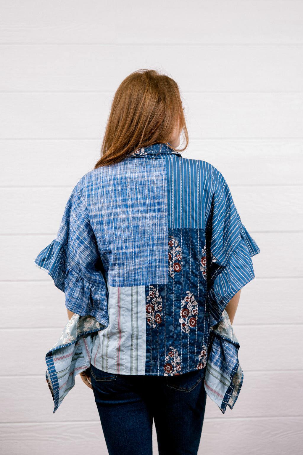 Florence Denim Poncho