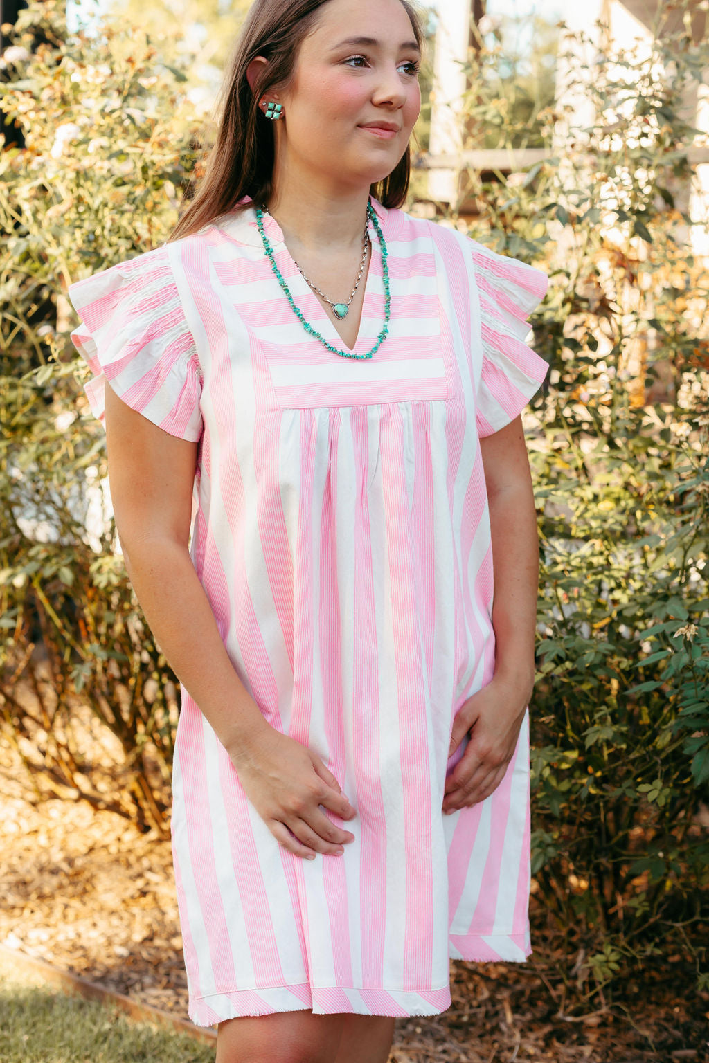 Pink Stripe Dress