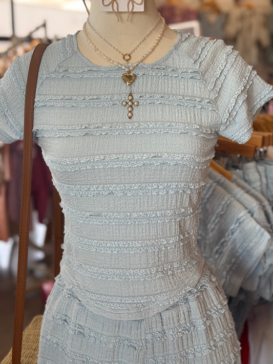 Ruffle Lace Top