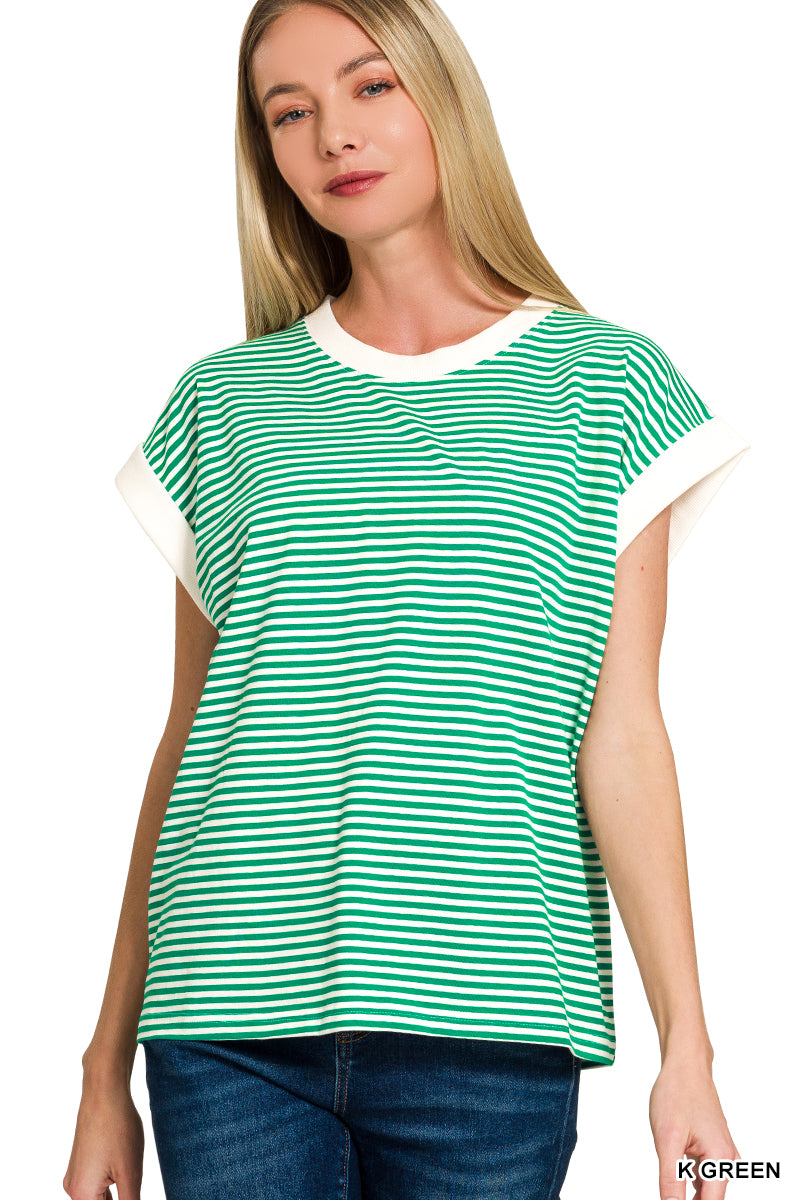 Stripe Banded Top