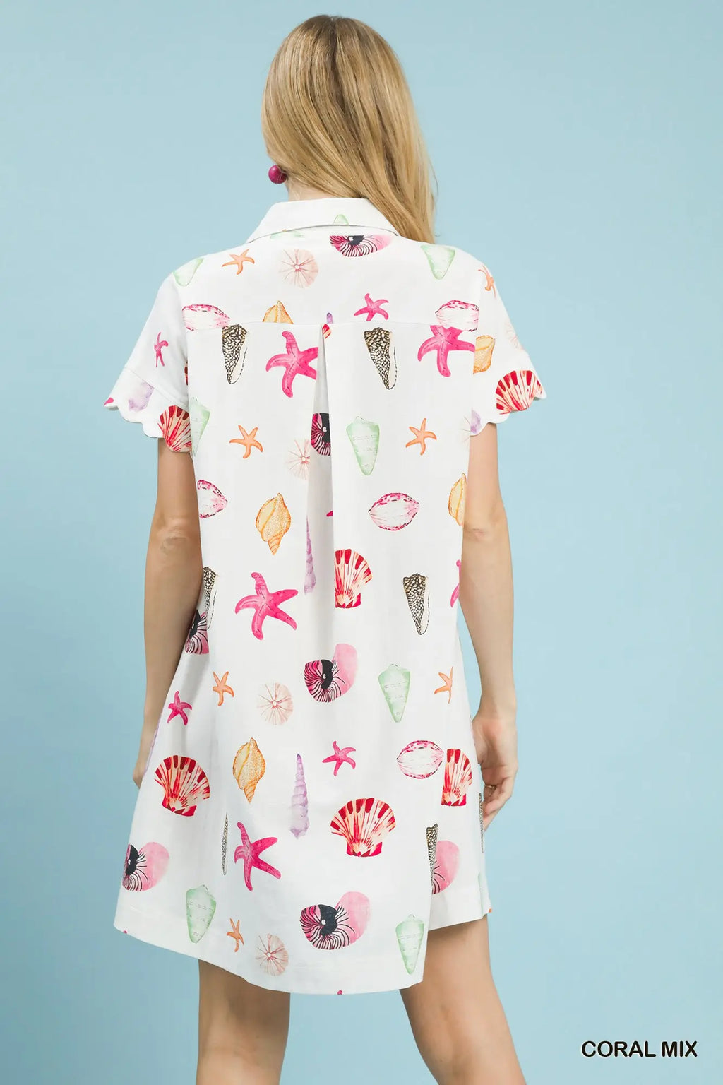 Seashell Coral Mix Dress