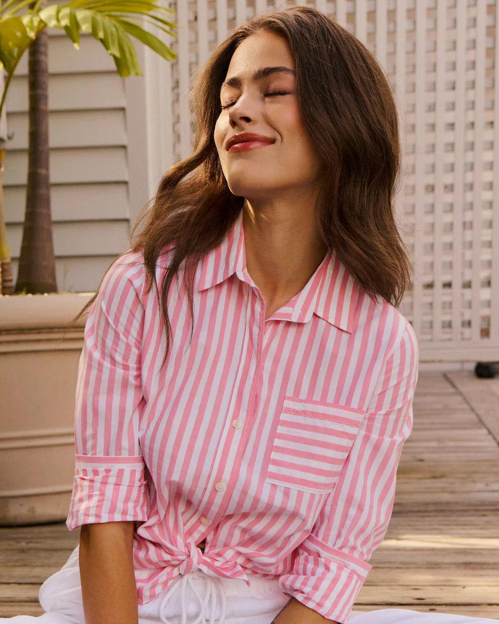 Emery Button Front Shirt