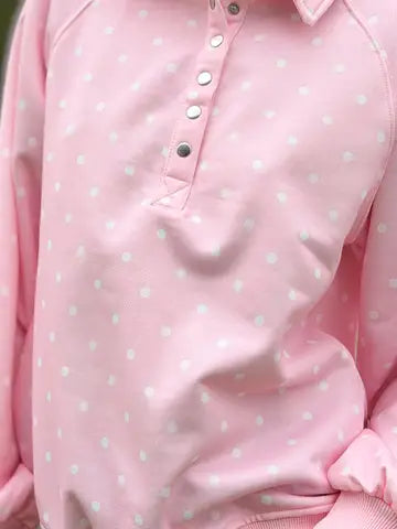 Monica Polka Dot Pullover