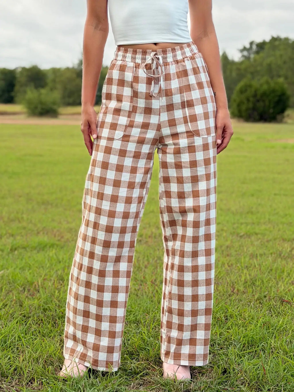 Lizzy Gingham Pants