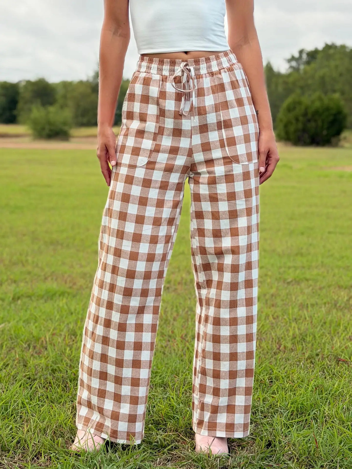 Lizzy Gingham Pants